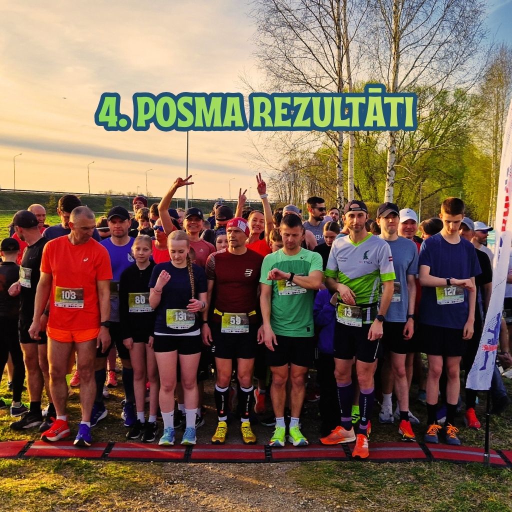 4. posma rezultāti – 30 minūšu skrējiens 2026